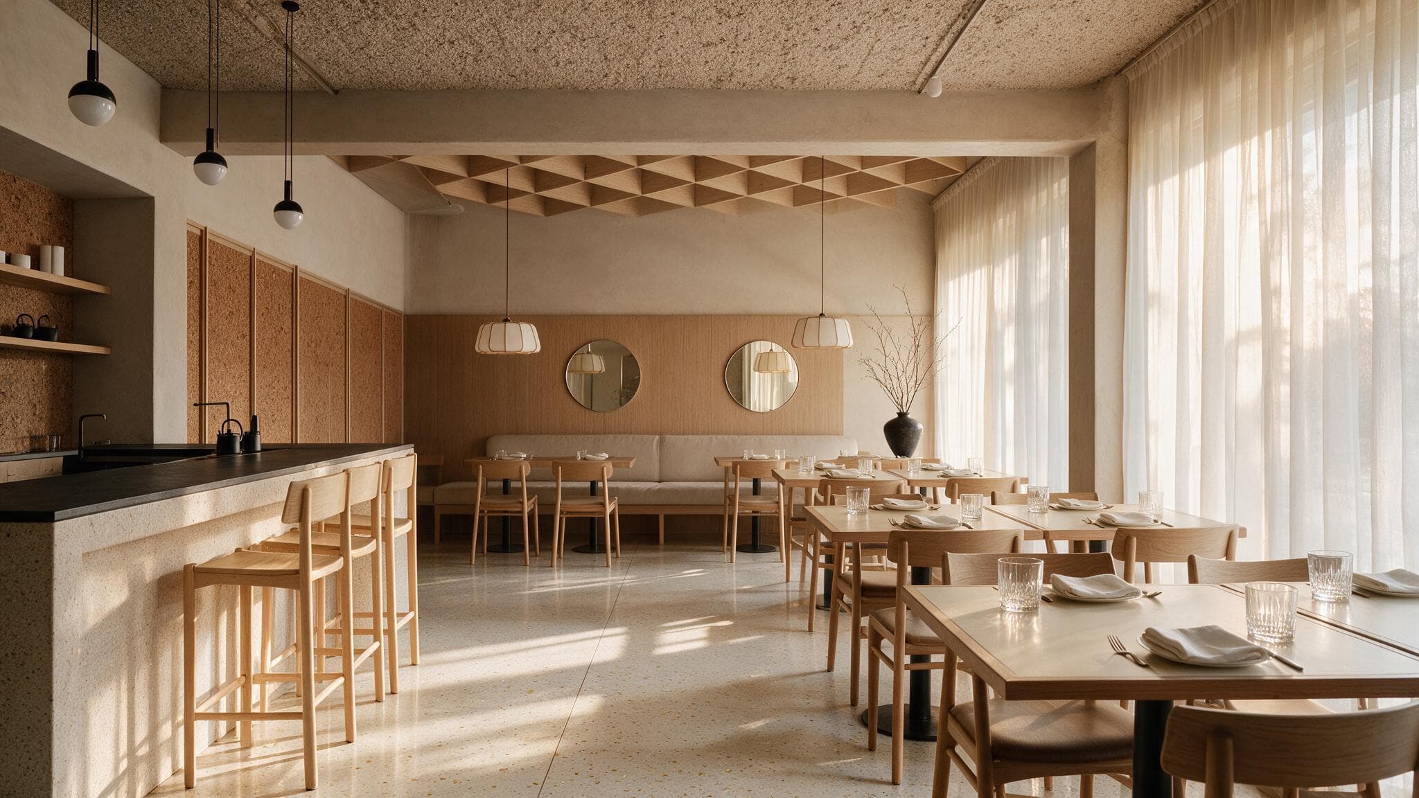 Restaurante Arume — render de VAC