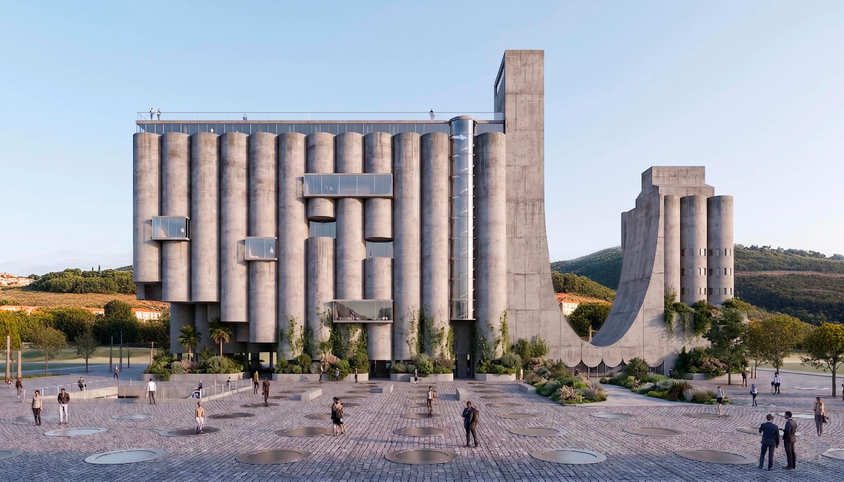 Centro de ocio  en Oporto — render de VAC